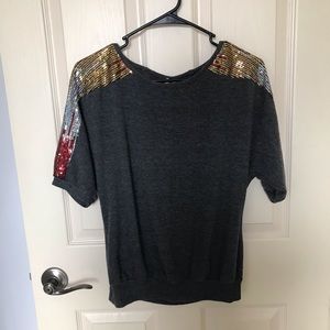 🐝Unique Sequin Sweater